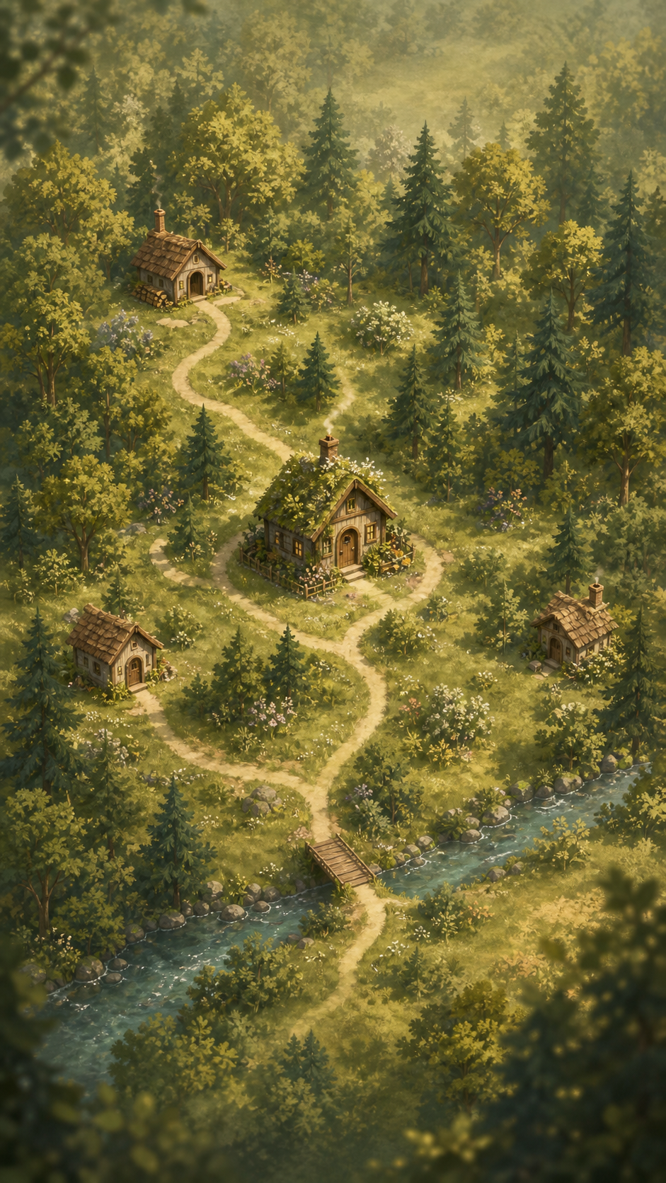 宠物森林地图与邻居小屋